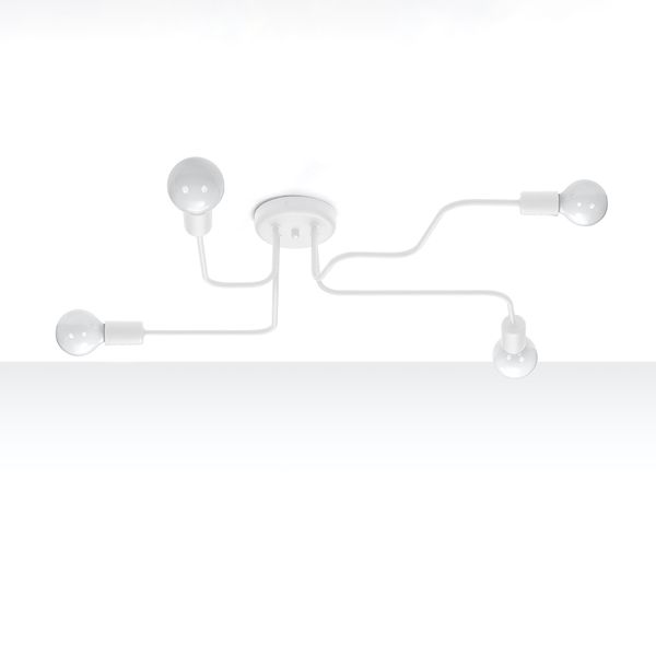 Żyrandol VECTOR 4 biały zdjęcie 2