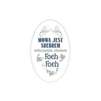 magnes na lodówkę mowa jest srebrem