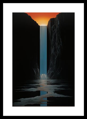 Plakat 20x30cm Wodospad Światła na Arena.pl