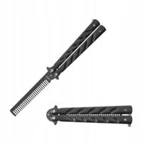 Nóż motylkowy treningowy składany Joker JKR640 motylek grzebień Butterfly