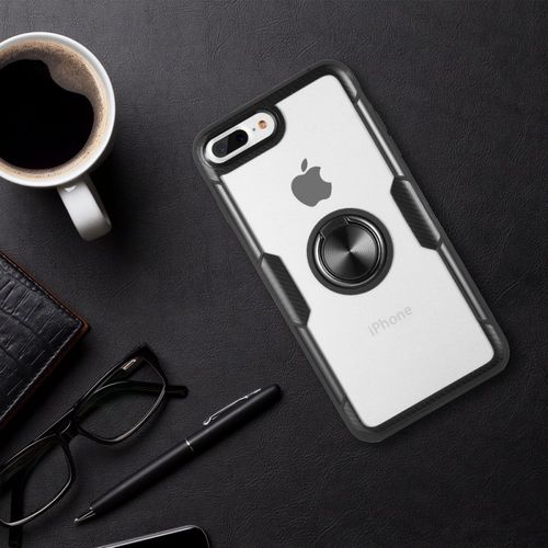 Etui Pancerne Clear Carbon Ring Iphone 7 Czarne na Arena.pl