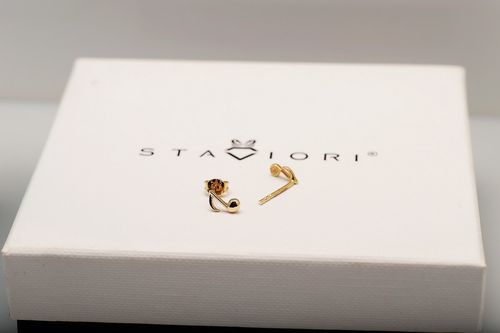 Złote kolczyki Staviori na Arena.pl