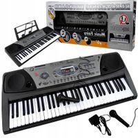 Organy Keyboard + Mikrofon Zasilacz MQ-810 MP3