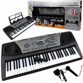Organy Keyboard + Mikrofon Zasilacz MQ-810 MP3