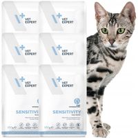 Mokra karma dla kota z wrażliwym żołądkiem VET EXPERT SENSITIVITY 12x100g