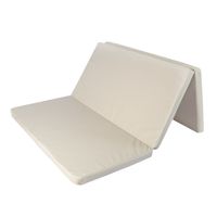 materac gimnastyczny Gamma 150x100 trzyczęściowy 5 cm beżowy