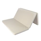 materac gimnastyczny Gamma 150x100 trzyczęściowy 5 cm beżowy