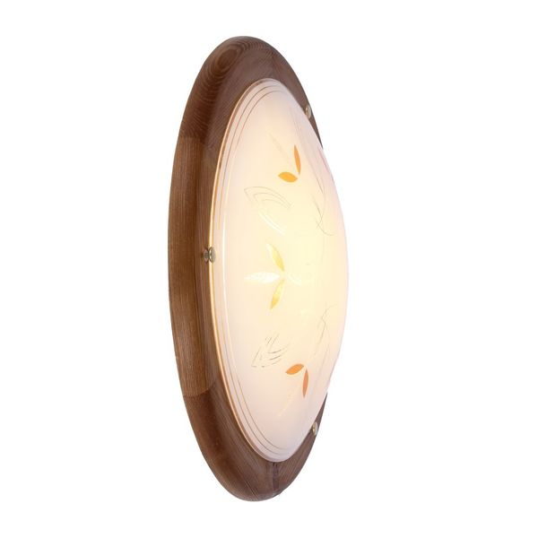 Rustica plafon 40 drewno standard 2x60W E27 dąb zdjęcie 5