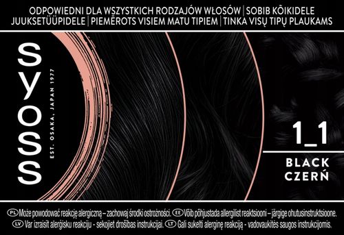 SYOSS PERMANENT COLOR FARBA DO WŁOSÓW TRWAŁA NR 1_1 CZERŃ 1 SZT na Arena.pl