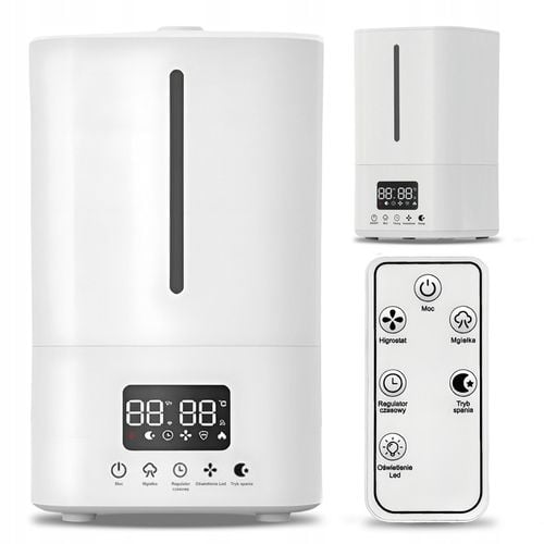 Nawilżacz Powietrza Ultradźwiękowy Smart 25 W - 5l Z PILOTEM na Arena.pl