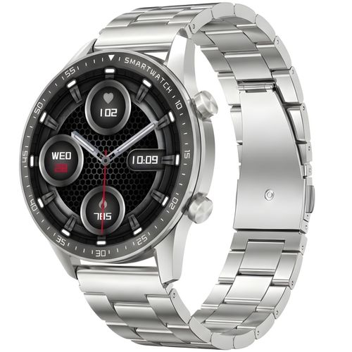 smartwatch gravity srebrny bransoleta + pasek gt10-6 na Arena.pl