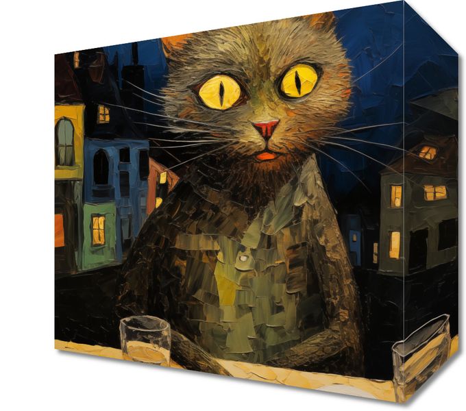 Obraz 20x20cm Nocny Obserwator zdjęcie 1