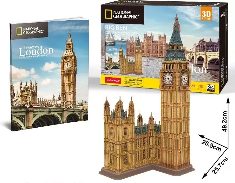 Puzzle 3D. National Geographic. Big Ben zdjęcie 2