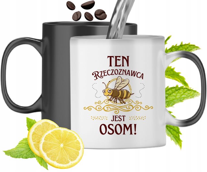 Kubek Magiczny Dla Rzeczoznawcy Zmieniający Kolor Z Nadrukiem Ze Zdjęciem zdjęcie 1