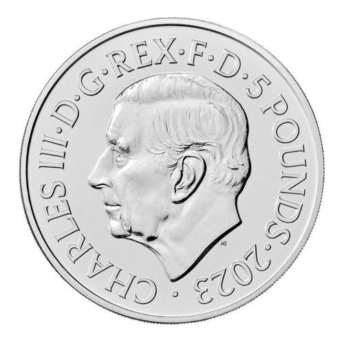 Zestaw 5 monet Wielka Brytania Miedzionikiel 2023 Commemorative Coin na Arena.pl