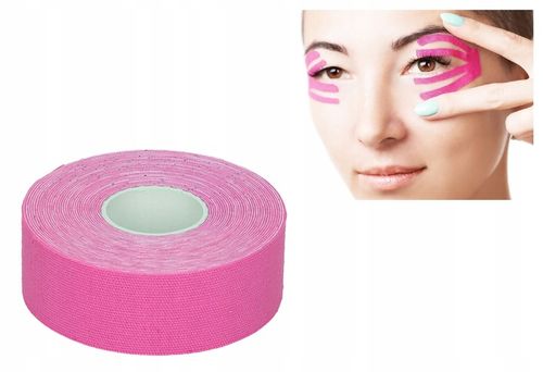4x FACE TAPE TEJPY DO TAPINGU TWARZY TAŚMA KINEZJOLOGICZNA PLASTRY 2,5 na Arena.pl