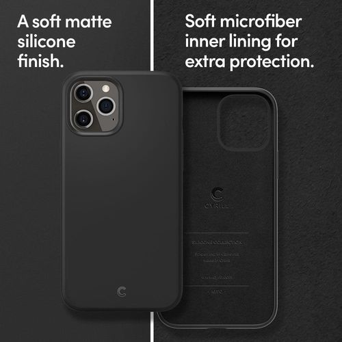 SPIGEN CYRILL SILICONE IPHONE 12/12 PRO BLACK na Arena.pl