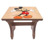 Drewniane Krzesełko Dziecięce z Myszka Miki 26x23x27 cm Ręcznie Malowane