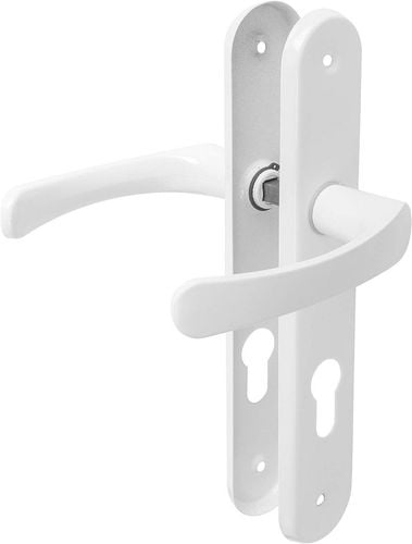 Klamka do drzwi biała 2szt na Arena.pl