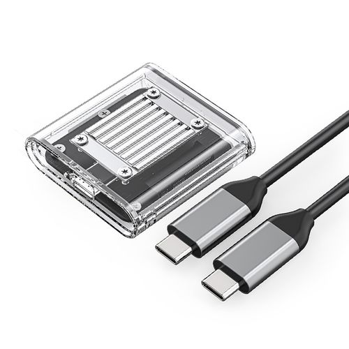 Kieszeń obudowa na dysk TC20-M2-10G M.2 NVME USB-C - przezroczysta na Arena.pl