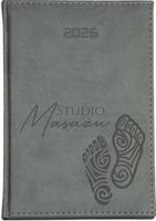 KALENDARZ A5 2026 dzienny książkowy grawer TWÓJ NAPIS STUDIO MASAŻU