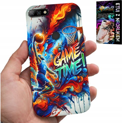 ETUI DO HUAWEI Y7 2018 - KOSZYKÓWKA NBA GAME TIME, CASE + SZKŁO na Arena.pl