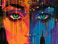 Plakat 100x75cm Cyfrowa Psyche