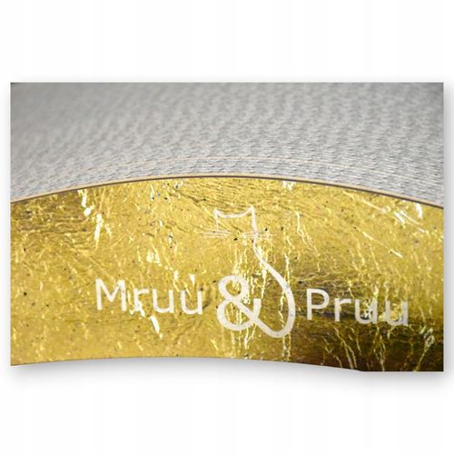 Drapak dla kota NATAN  | złoty | 58x6.6x24 cm | MruuPruu na Arena.pl