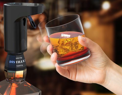 DOZOWNIK NALEWAK DO ALKOHOLU WINA WHISKEY ELEKTRYCZNY AUTOMATYCZNY AERATOR na Arena.pl