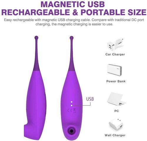 clitoris suction vibration stick purple na Arena.pl
