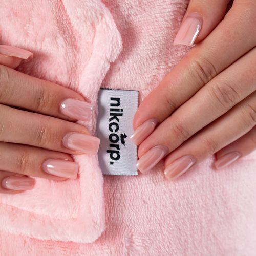 Bluza Koc Oversize XXL Różowa z Kapturem i Szeroka Kieszeń Ciepła Sherpa na Arena.pl