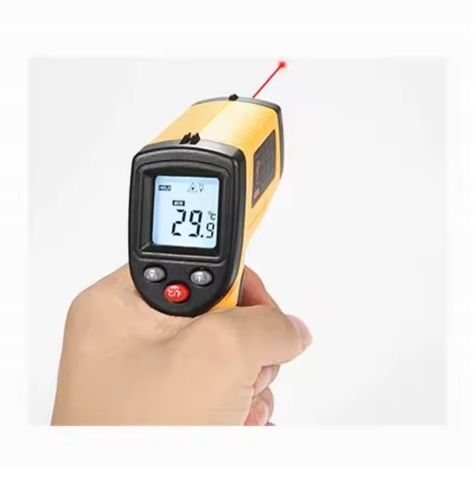 PIROMETR LASEROWY TERMOMETR BEZDOTYKOWY LCD -50 +380°C MIERNIK PODCZERWIEŃ na Arena.pl