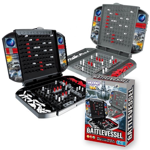 WOOPIE Gra Planszowa Statki MEGA BITWA MORSKA 4+ zdjęcie 1