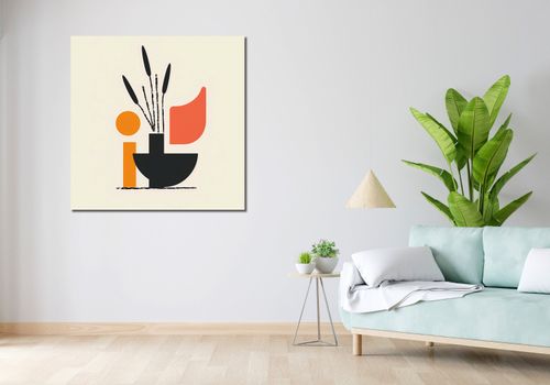 Obraz 100x100cm Szeroka Czerń na Arena.pl