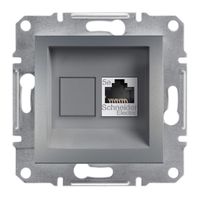 Asfora Gniazdo komputerowe RJ45 kat.5e stal EPH4300162 Schneider