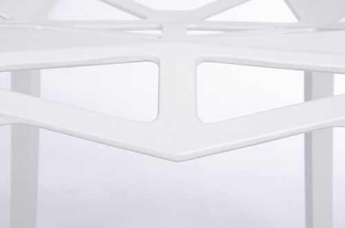 Krzesło SPLIT PREMIUM białe - aluminium, nogi białe na Arena.pl