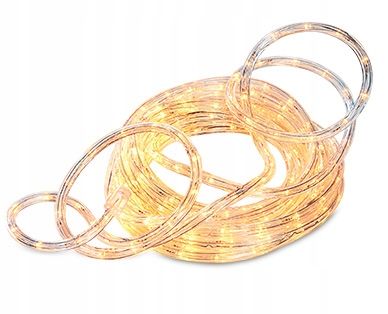 WĄŻ LED ŚWIETLNY 10 METRÓW 240 LED CIEPŁA BARWA TIMER na Arena.pl