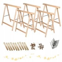 Zestaw do zrobienia GWIAZDY gwiazda z koziołków drewniana OZDOBA koziołek