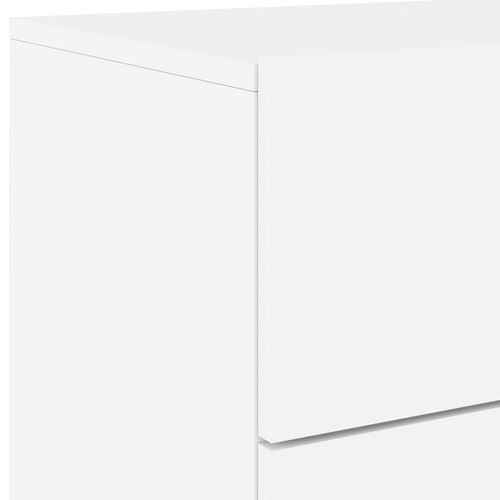 Wisząca szafka nocna z podświetleniem LED, biała na Arena.pl