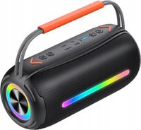 GŁOŚNIK BLUETOOTH IPX7 AOWOKA BLUETOOTH PRZENOŚNY LED MOCNY BASS STEREO