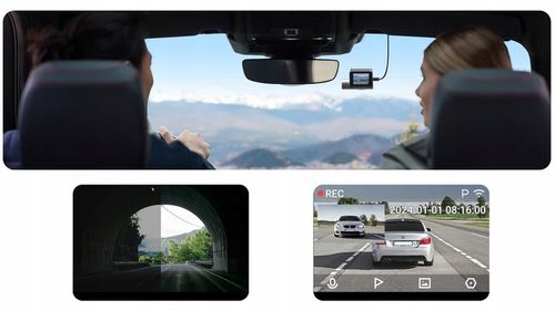 70mai Wideorejestrator A510 Kamera HDR + karta SAMSUNG 64GB EVO+ na Arena.pl