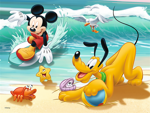 Trefl - Puzzle Miki i Pluto na plaży 30 elementów 18207 na Arena.pl