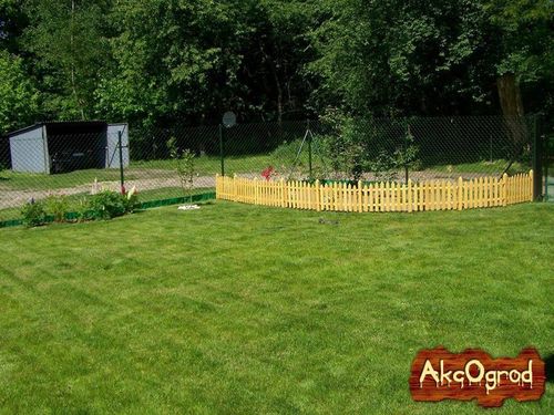 Płotek ogrodowy STONOGA płot drewniany impregnowany na Arena.pl