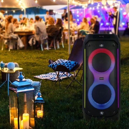 Głośnik Bluetooth Karaoke Power Audio Manta PALLAS mikrofon pilot 140W na Arena.pl