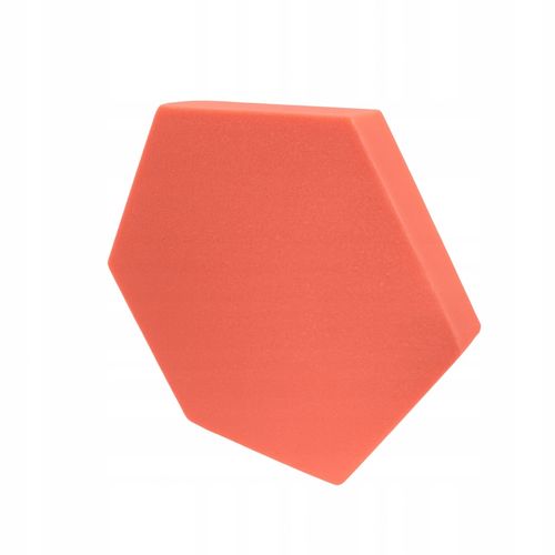 Pianka akustyczna | Gąbka wygłuszająca HEXAGON 32x28x3 cm - czerwony na Arena.pl