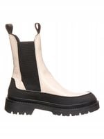 Gant Skórzane sztyblety w kolorze czarno-beżowym PREPNOVO roz.39