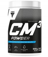 Trec CM3 500g SUPER MOCNA KREATYNA TCM JABŁCZAN TRIKREATYNY SIŁA RZEŹBA