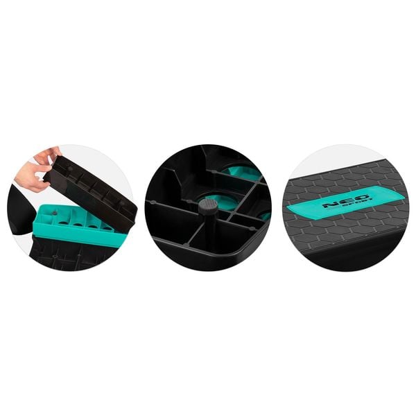 Step do ćwiczeń 3 stopnie NS-402 turkusowy zdjęcie 10