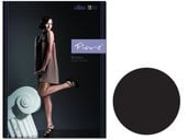 Rajstopy błyszczące satynowy połysk Idalia Fiore Black 2