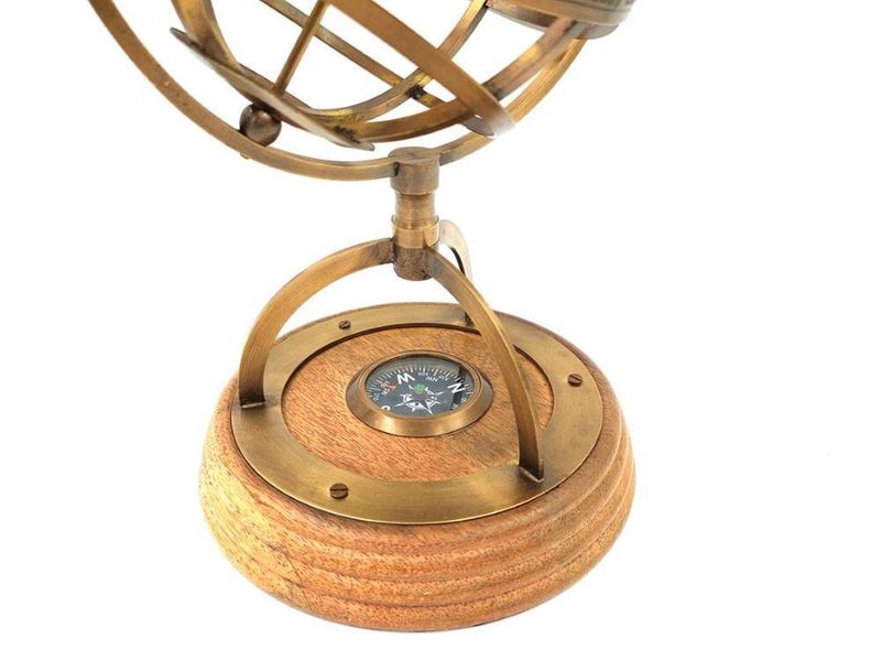 Astrolabium sferyczne z kompasem 4010 zdjęcie 3